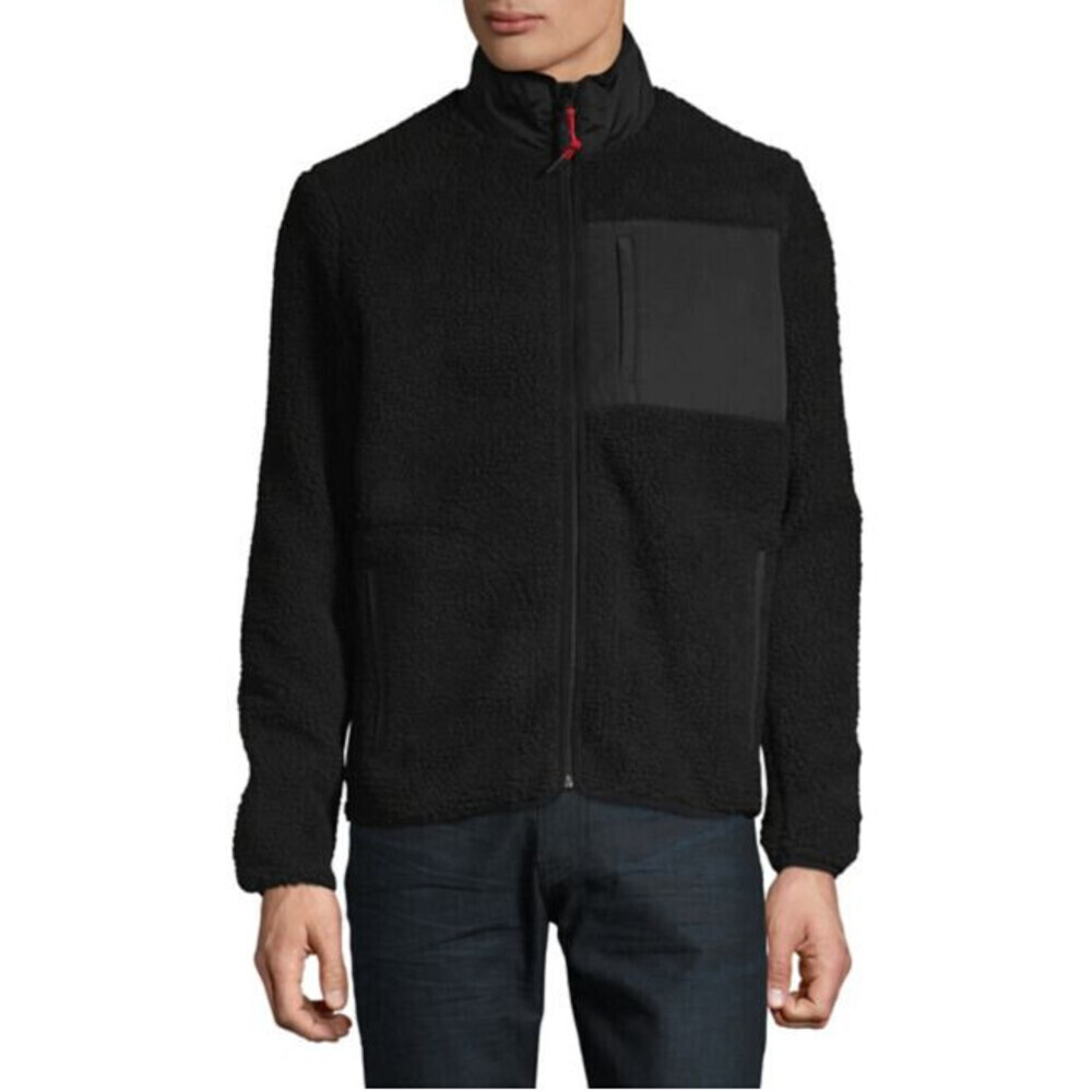 WeSC Unisex Moritz Teddy Fleece Jacket In Black Size M Men / L Women $250